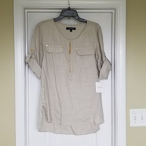 Ellen Tracy Linen Tunic